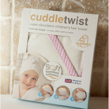 Load image into Gallery viewer, Cuddletwist hair wrap bamboo towel